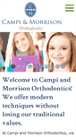 Mobile Screenshot of campimorrisonortho.com